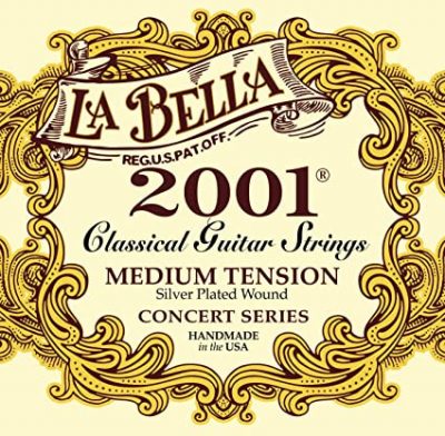La Bella 2001 Medium Tension Guitarra Clásica